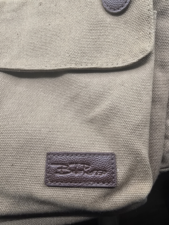 Canvas Brown Backpack with Adjustable Straps main image 5